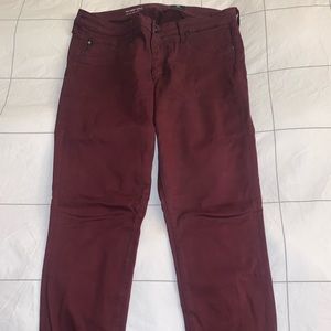 AG abbey ankle mid rise denim